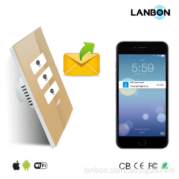 Smart Home Light Switches,Touch Panel,Mobile Phone Wireless Control or Remote Control Dimmer Switch